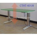 electric height adjustable table office desks with 2 aluminum alloy frame